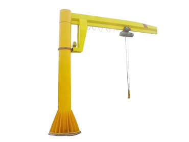 360 Degree Workshop Column Floor mounted Jib Crane.